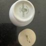 Royal Worcester crown wear plain white egg coddler Image 3
