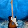 Fender Mex '69 thin line tele. 3 Tone sunburst 2007. Image 5