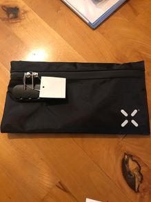 Smell proof bag with lock black stash bag PAX