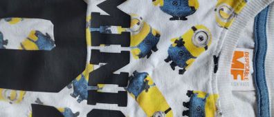 Minion t shirt 6/7 years old please read description