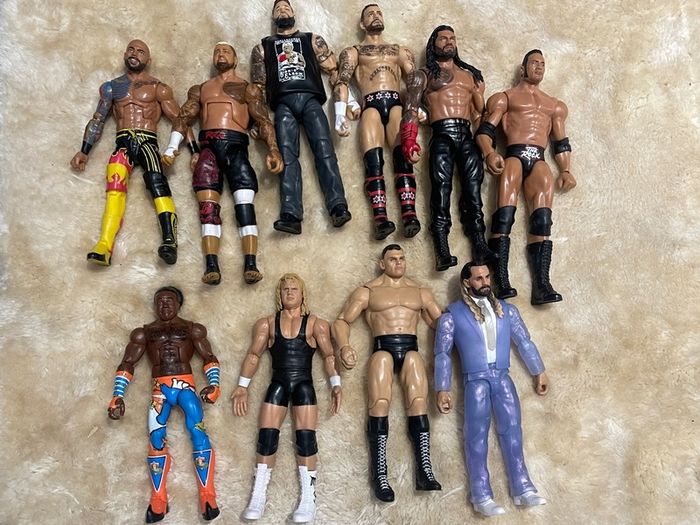 wwe figure bundle 10x