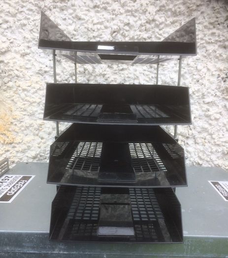 4 tier office document tray