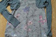 Occasional Grey Top  Age 8-9
