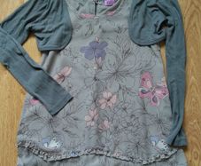 Occasional Grey Top  Age 8-9