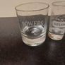 powers whiskey tumbler, and bushmills glass ,buyer collects or pays postage thank you,,good condition see pictures for condition,,take as is, Image 3