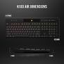 Corsair K100 AIR Wireless RGB Mechanical Keyboard Image 7