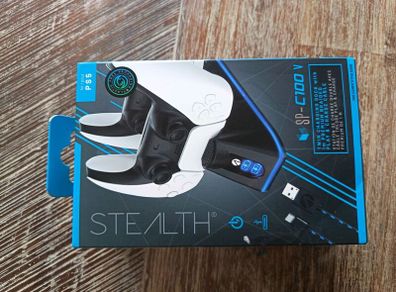Stealth SP-C100 V Twin Charging Dock with Play & Charge Cable For PS5