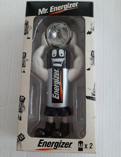 new vintage collectable Mr energizer torch 1998 unopened