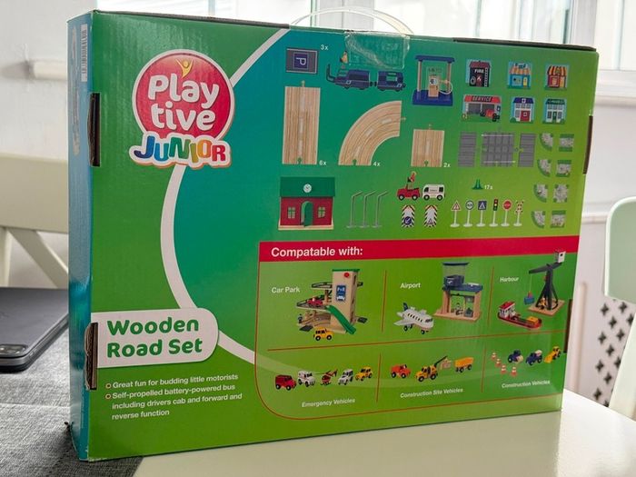 Playtime Junior Wooden Road Set