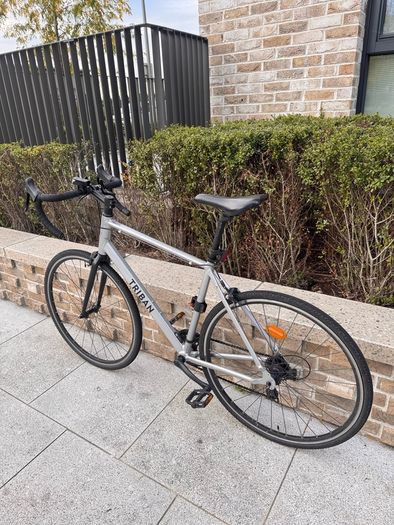 Triban RC100 Road Bike Grey and Black