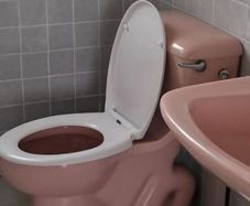 Rare Vintage 1967 Armitage Shanks Pink Bathroom