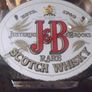 a vintage pub mirror J.AND B .rare scoth whiskey est 1749 Image 3