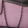 Clutch Bag with Chain .. Pink Image 5