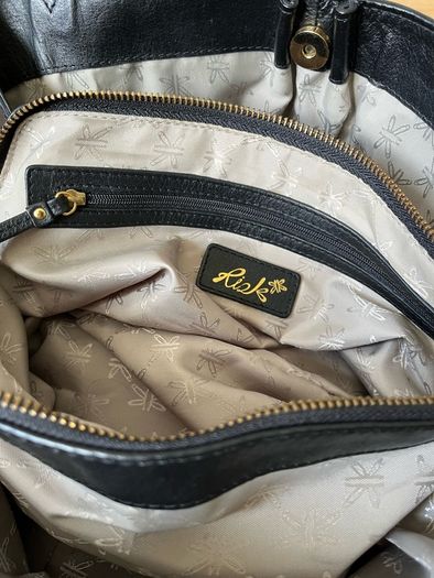 Risk London genuine leather handbag