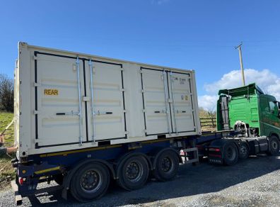 One Trip Shipping Container 20ft With Side Doors