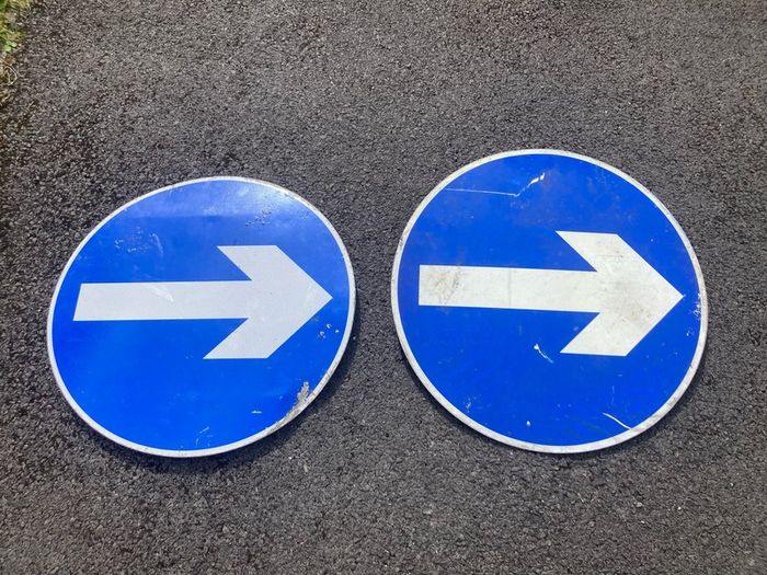Uk road signs free postage