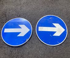 Uk road signs free postage