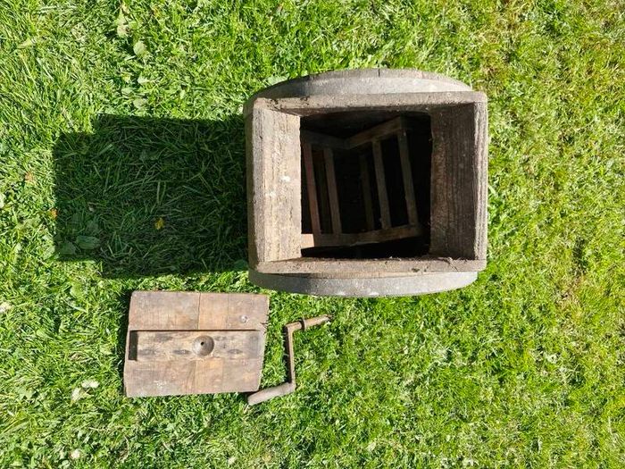 Vintage butter churn