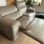 DFS 3 seat POWER RECLINER SOFA/ couch w/Eaziglide technology Image 2