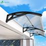 Front Door Canopy Outdoor Awning, Rain Shelter for Back Door, Porch, Patio, Window, 200 x 80 cm, Black Image 6