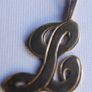 9Ct Yellow Gold 375 Hallmark Large Fancy Script Letter L Initial Charm Image 10