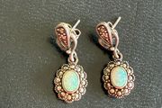 silver earrings