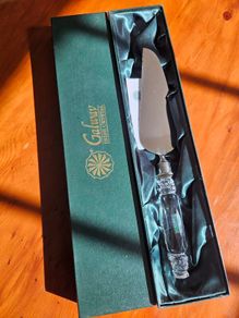 Vintage Galway Irish Crystal cake knife