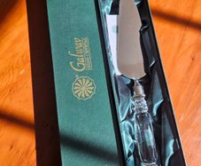 Vintage Galway Irish Crystal cake knife