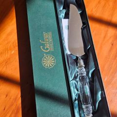 Vintage Galway Irish Crystal cake knife