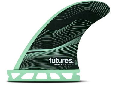 Futures Extra Small F3 Grom Legacy Series Thruster Fin Set - Green