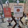 Vintage Irish Whiskey & Gin Optic Pourers & Frames Image 2