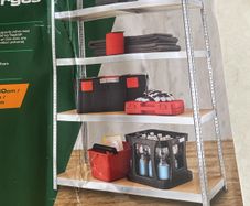 metal shelving storage units.   Heavy duty