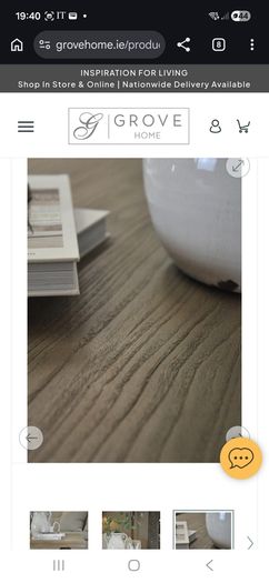 Mulholland Dark Oak Coffee Table Barely Used