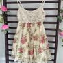 dress cream floral dress Christina v medium Image 2