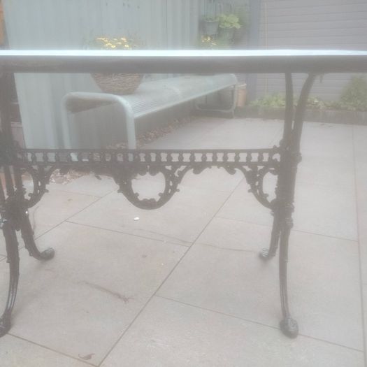 Cast Iron Patio Garden Table