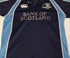 Vintage Leinster (Bank of Scotland) Canterbury Rugby Union Jersey (Adult Small) FREE POST