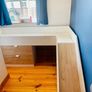 Kids loft bunk bed with slide Image 2