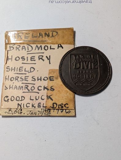 Glenageary Dublin Token. Pretty Polly