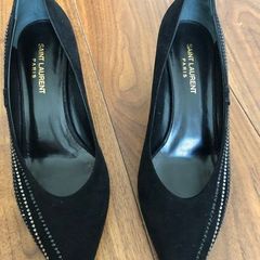Occasional suede court shoes. YSL. As New
