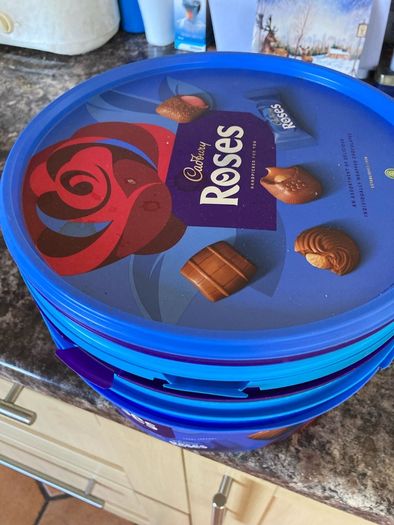 Free Empty Cadbury's sweet boxes with lids.