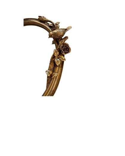 Vintage girandole style mirror