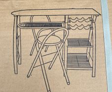 Small Breakfast table + 2 chairs