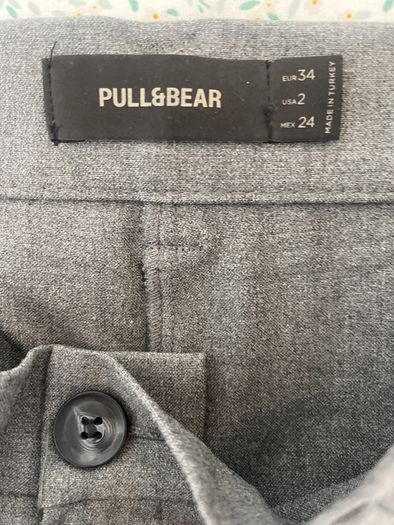 Pull & Bear Smart Grey Trousers size 8 (eur34)