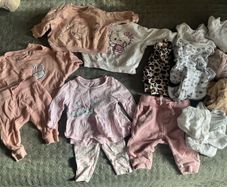 babygirl baby clothes bundle 0-3 month size 62 68