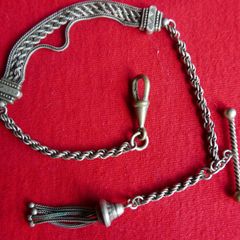 Victorian Silver Watch Chain
