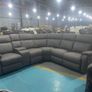 Torino Corner Dark Grey & Light Grey Recliner Sofa Image 3