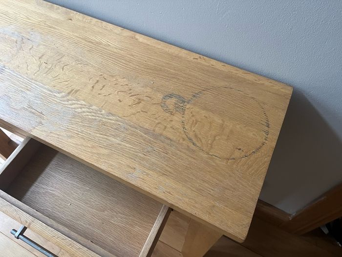 Solid Oak Hall Table