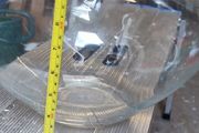 Big glass flowerpot