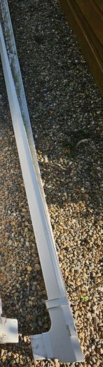 White gutter plastic 3.5M