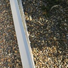 White gutter plastic 3.5M